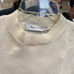 Ryan Roche Pure cashmere cream jumper
